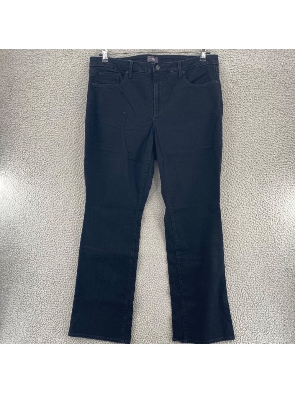 NYDJ Jeans Womens 16W Barbara Black Bootcut Lift Tuck Slimming Stretch Pockets